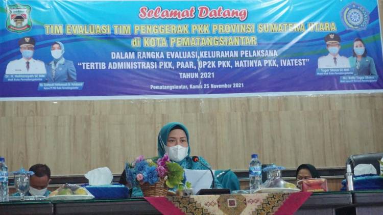 Sri Ayu Mihari Musa Rajekshah, Lakukan Kunjungan Evaluasi Kegiatan Dalam Rangka Lomba HKG PKK di Kota Pematangsiantar