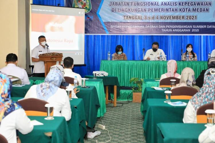 Pemko Medan Melalui BKDPSDM Gelar Bimtek Jabatan Fungsional Analisis Kepegawaian