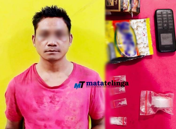 Pengerajin Batu Bata Nyambi Edarkan Sabhu Digelandang Polisi