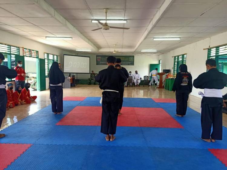 Korem 022/Pantai Timur Gelar Komsos Kreatif Dengan Ikatan Pencak Silat Indonesia