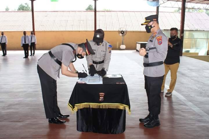 Perwira di Polres Labuhanbatu Disertijabkan, Ini Daftar Perwira Yang Pindah Jabatan