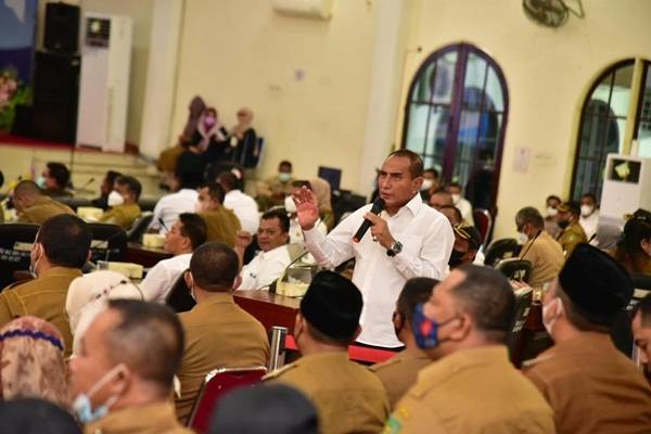 Edy Rahmayadi Soroti Serapan Anggaran Daerah Langkat dan Binjai