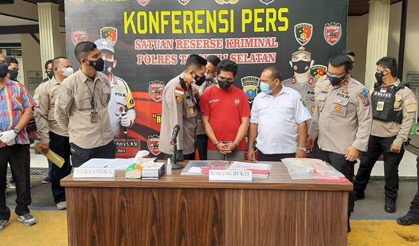 Calo PNS Ditangkap Reskrim Polres Tapanuli Selatan