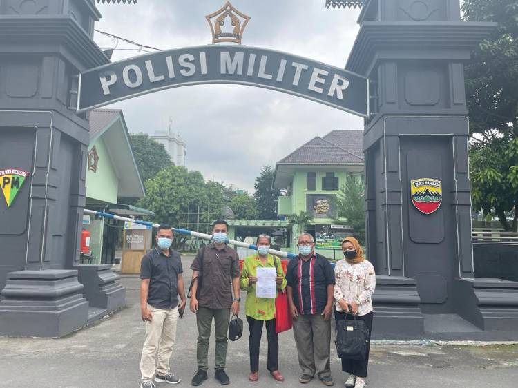 Sejumlah Pensiunan PTPN II Mengadukan Nasibnya ke Poldasu dan Pomdam I/BB