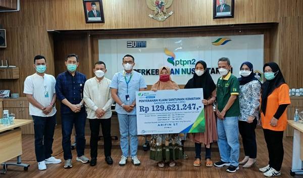 PTPN II Beri Perlindungan Pada 6.010 Pekerjanya