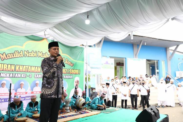 Hadiri Syukuran Khatam Quran 30 Juz, ini Harapan Musa Rajekshah Dalam Sambutanya