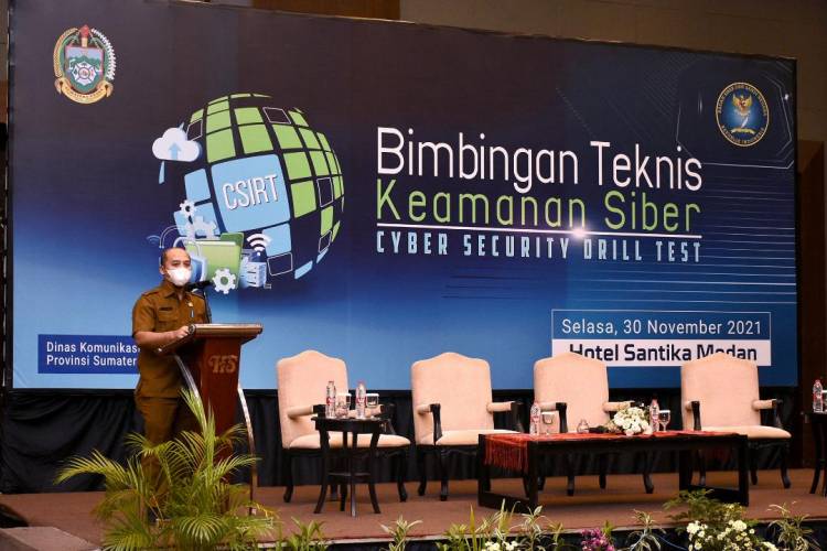 Dinas Kominfo Sumut Gelar Bimtek Keamanan Siber