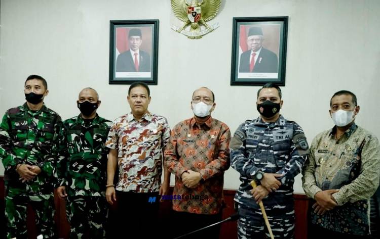Sekdakab Asahan Sambut Kunjungan DanLantamal Tanjung Balai Asahan