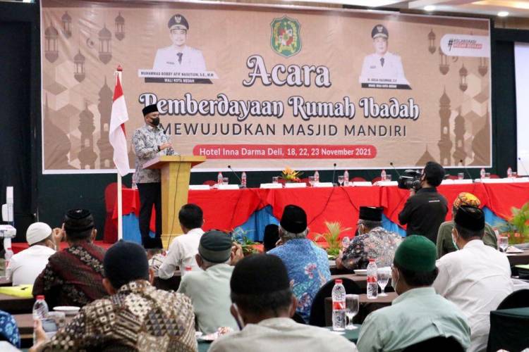 Bobby Nasution Buka Kegiatan Pemberdayaan Rumah Ibadah