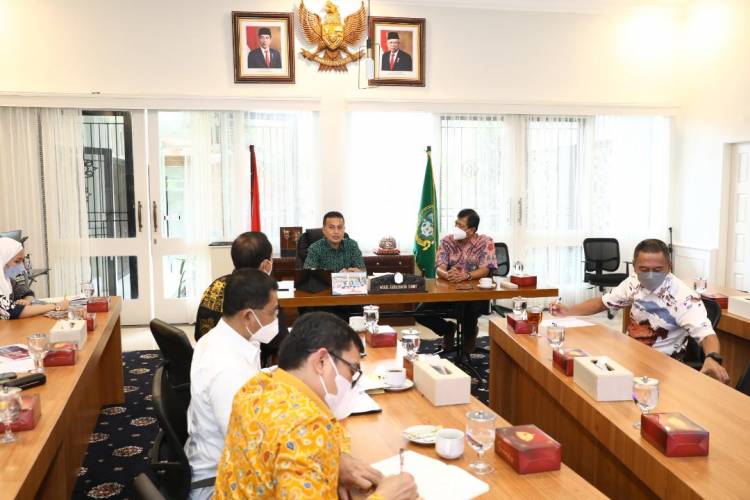 Musa Rajekshah Tenerima Audiensi Direktur Utama PT KIM Ngurah Wirawan