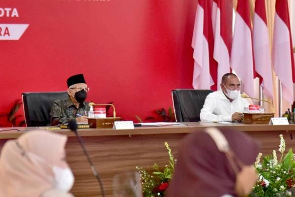 Rapat dengan Wapres, Gubsu Minta Pemerintah Pusat Berikan DBH Perkebunan Hingga 30%