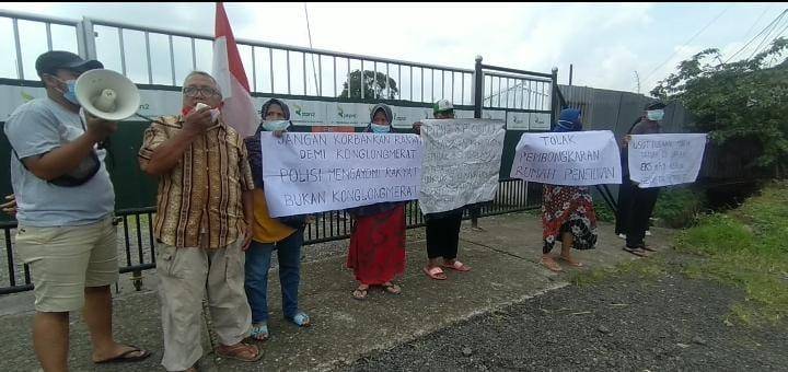 Pensiunan PTPN II Kembali Lakukan Aksi Demo