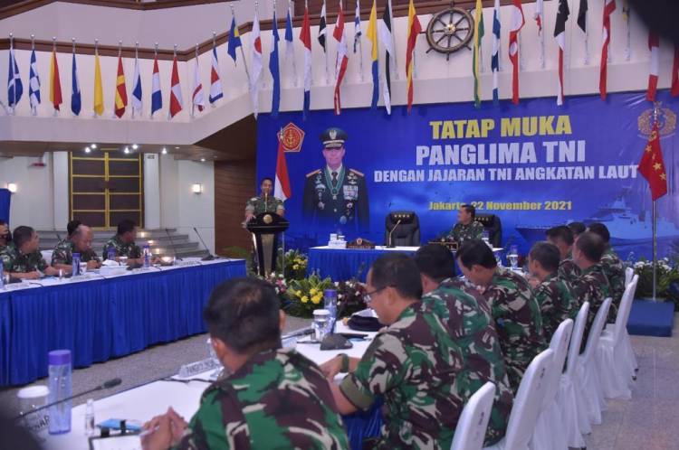 Jenderal TNI Andika Perkasa Kunjungi Mabes TNI AL Dan Mabes TNI AU