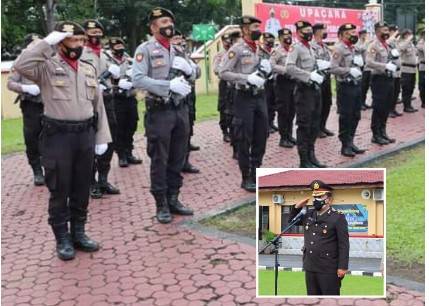 Kompol Hermansyah Inspektur Upacara, Polres Labuhanbatu Gelar Hari Pahlawan Nadional