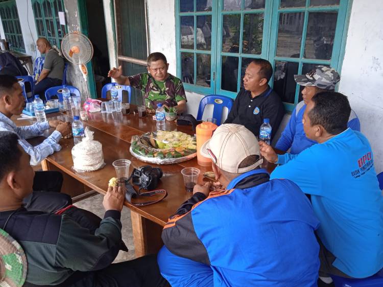 Ciptakan Kondusifitas, Kapuskopkar A Bukit Barisan Gelar Komsos dengan Warga Desa Percut Sei Tuan