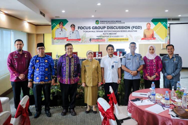 Bahas Sistem Pangan Berkelanjutan yang Terintegrasi, Pemko Medan Gelar FGD