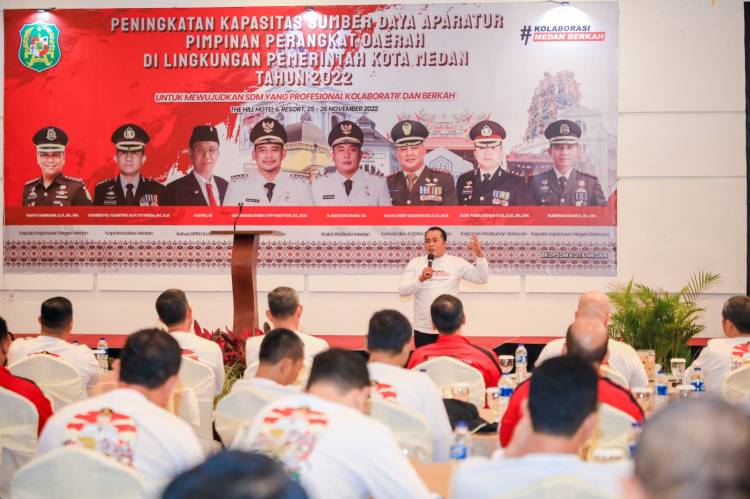 Tajamkan Potensi dan Keterampilan Persuasif Pimpinan OPD, Pemko Medan Gelar Peningkatan Kapasitas Sumber Daya Aparatur Pimpinan