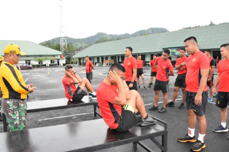 Uji Kemampuan Fisik Prajurit Korem 023/KS Gelar Garjas Periodik II T.A 2022