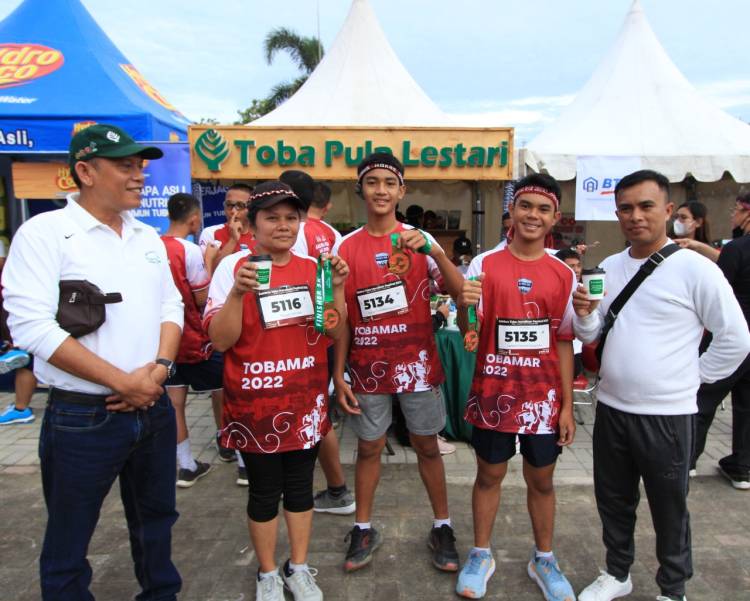 TPL Dukung Kaldera Toba Marathon Festival 2022