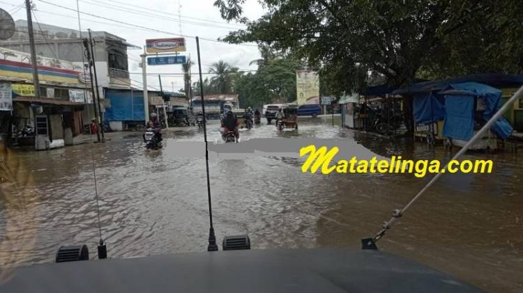 Akibat Hujan Tinggi, Sebahagian Wilayah Kabupaten Langkat Tergenang Banjir