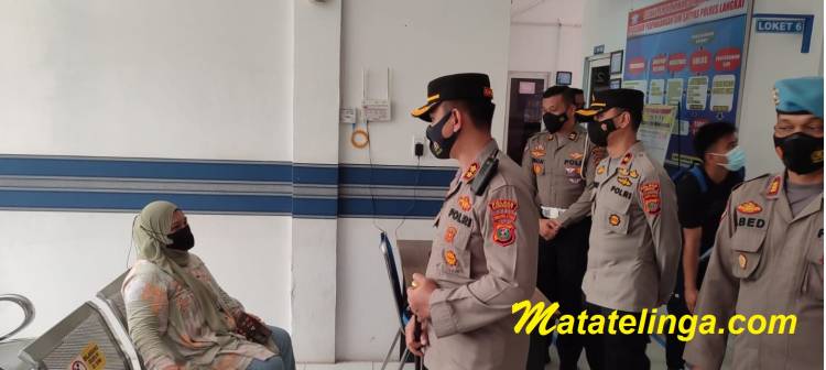 Kapolres Langkat Sidak Ke Satpas SIM Sat Lantas Polres Langkat