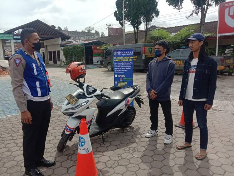 Satpas Satlantas Polres Tanah Karo Gelar Pelatihan Uji Teori dan Praktek SIM Tanpa Biaya