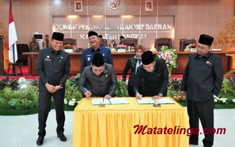 Pengesahan  APBD Langkat 2023 Sebesar Rp1,9 Triliun