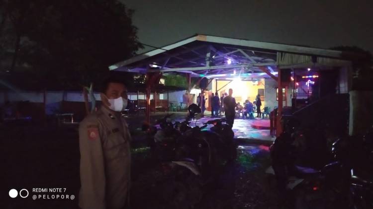 Polsek Percut sei Tuan Sisir Operasional Cafe Lewat Tengah Malam