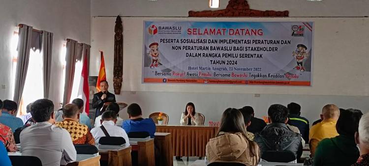 Bawaslu Humbahas Sosialisasi Peraturan dan Non Peraturan