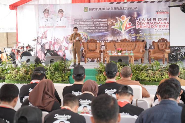 Dispora Medan Helat Jambore Kewirausahaan Pemuda Kota Medan