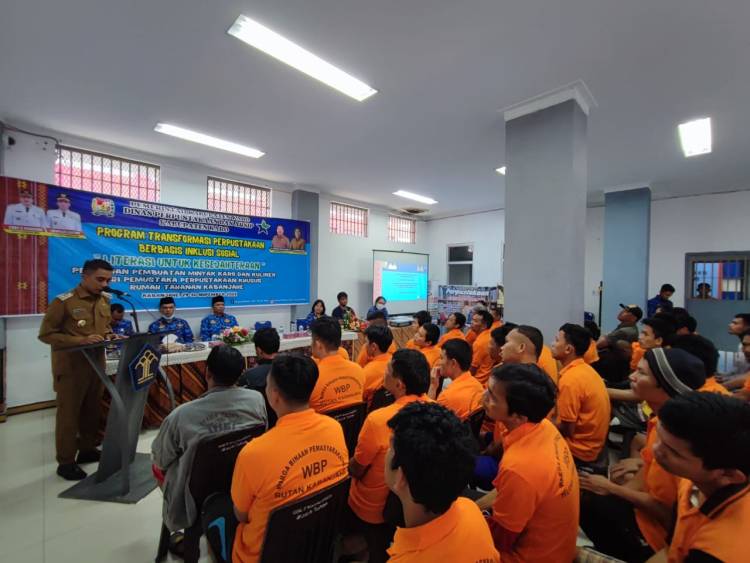 Warga Binaan Rutan Kabanjahe Gelar Pelatihan Khusus Dari Dinas Perpustakaan Dan Kearsipan Karo