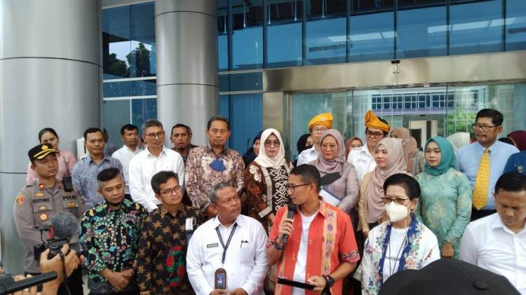 Sandiaga Salahuddin Uno Resmikan Gedung Rektorat Poltekpar, Kapolsek Percut Sei Tuan Pimpin Langsung Pengamanan