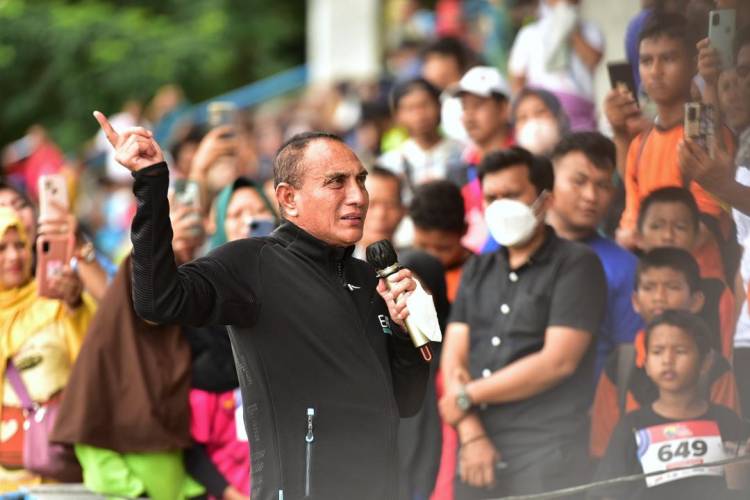 Edy Rahmayadi Ingin Sumut Jadi Motor Atletik Nasional