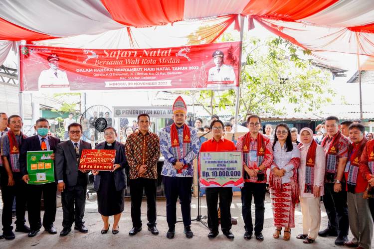 Bobby Nasution Apresiasi Kerukunan Jemaat Gereja HKI & Warga Sekitar Yang Mayoritas Muslim