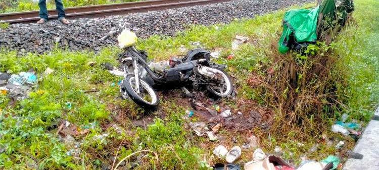 Buruh Pabrik Tewas Disambar Kereta Api di Binjai, Begini Kronologinya