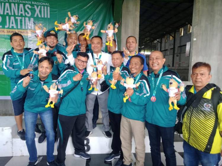 PWI Sumut Naik Peringkat di Porwanas Malang, Farianda Putra Sinik : Bangga Capaian Atlet Porwanas 2022