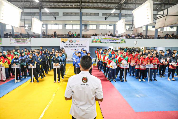 Musa Rajekshah Tutup Porprov Cabang Olahraga Taekwondo