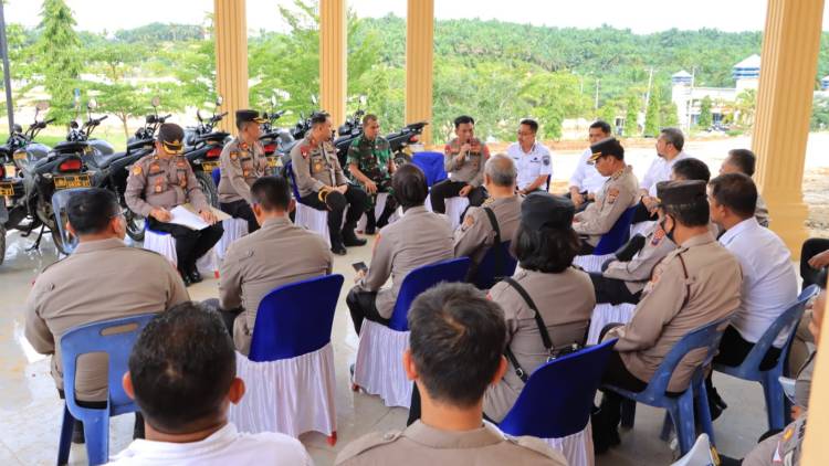 Tinjau Mapolres Labusel, Kapolda Sumut: Besok Personel Sudah Diapelkan