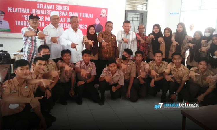 Beri Pelatihan Jurnalistik Untuk Pelajar, Djohar Arifin Apresiasi PWI Binjai