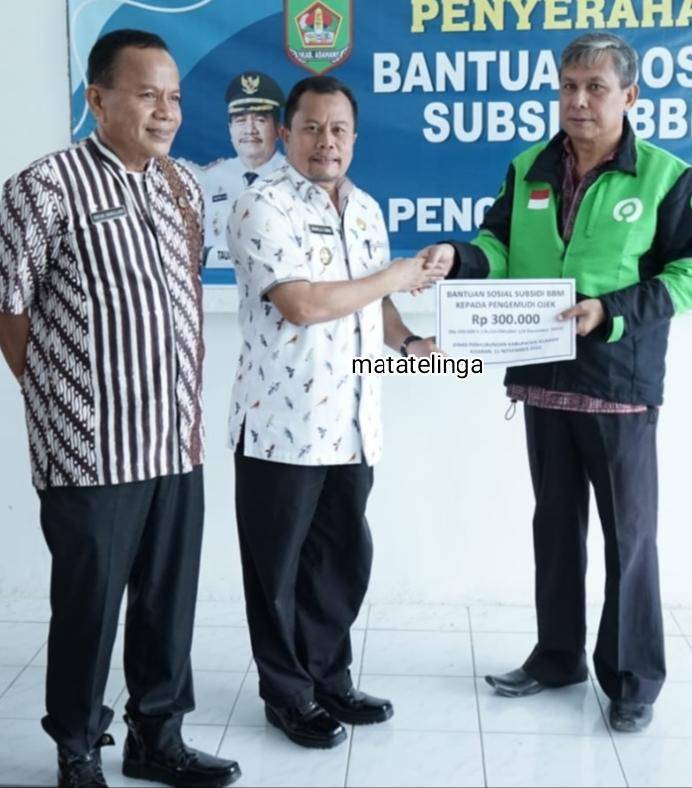 Pengemudi Ojek Asahan Dapat Bantuan Subsidi BBM