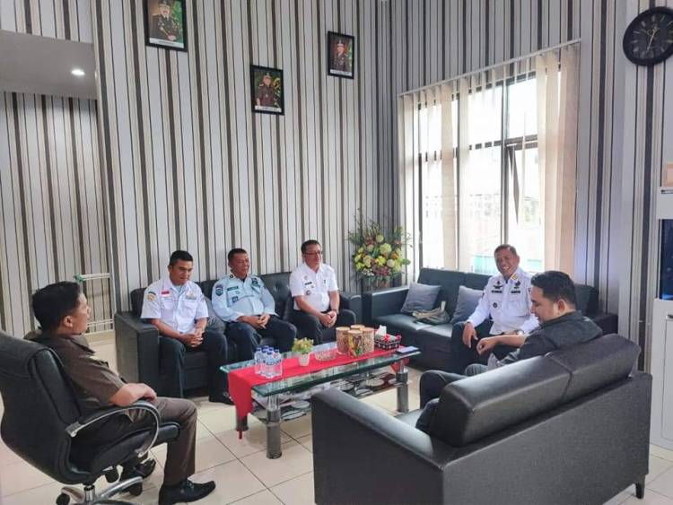 Karutan Kabanjahe Kemenkumham Sumut Chandra Syahputra , Anjangsana Ke Kejari Karo