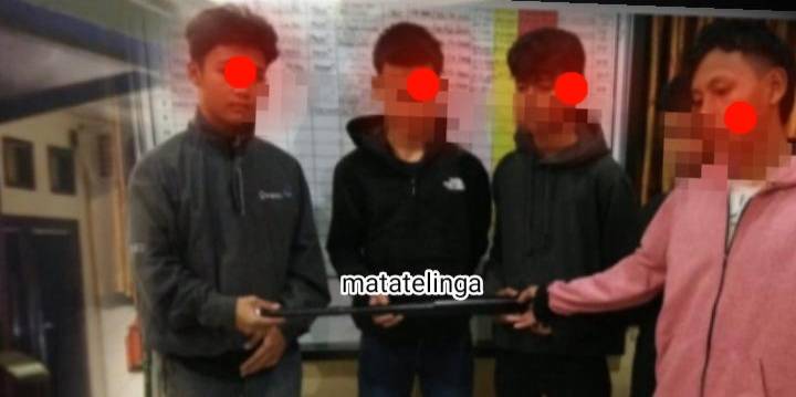 Lima Pemuda Kelompok Gank "Gladiator" Kisaran Diamankan