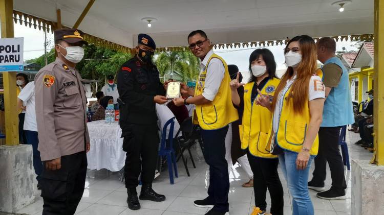 Kompi 3 Batalyon B Sat Brimob Poldasu Gelar Baksos Kesehatan Cek TB Paru