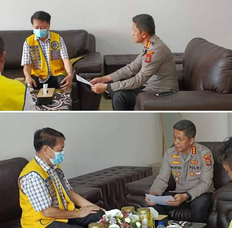 Kapolrestabes Medan Terima Audiensi Lions Club