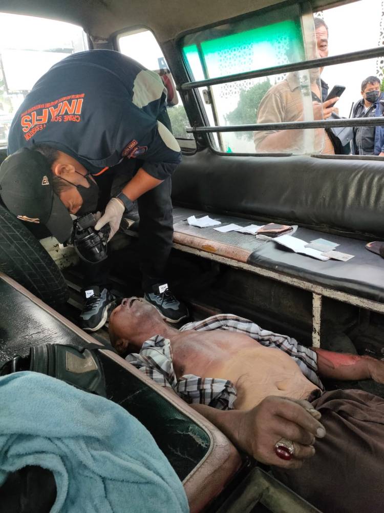 Supir Angkot 04 Ditemukan Dalam Keadaan Tidak Bernyawa