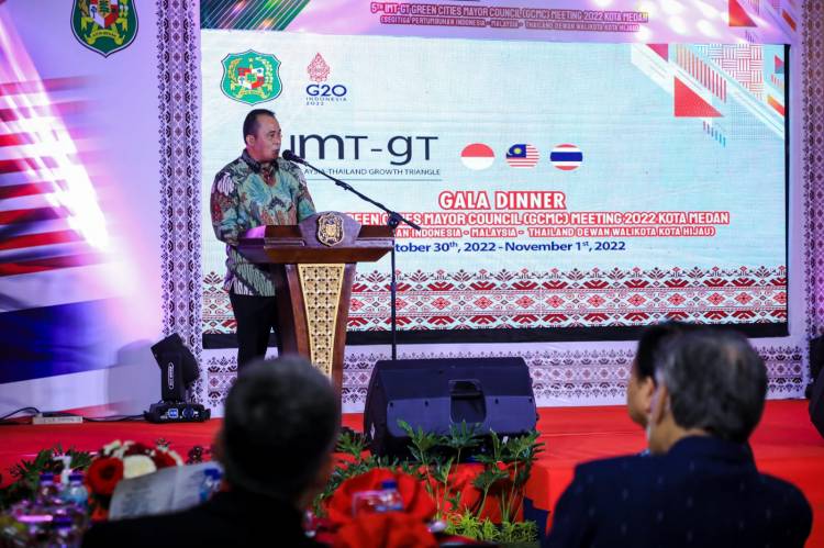 Gala Dinner Pertemuan Ke - 5 IMT GT GCMC, Pemko Medan Ajak Delegasi Nikmati Kuliner Lokal
