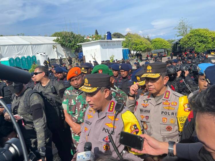 Kapolri Bakar Semangat Anggota Pengamanan KTT G20