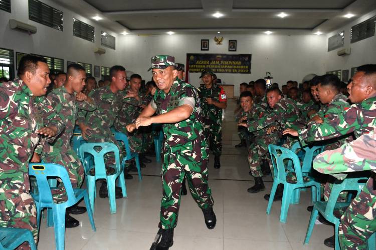 Pelihara dan tingkatkan kemampuan khusus Kodam I/BB Gelar Lattap  Yonif Raider 100/PS
