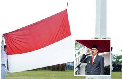 Bupati Edimin Irup Hari Pahlawan di Kotapinang