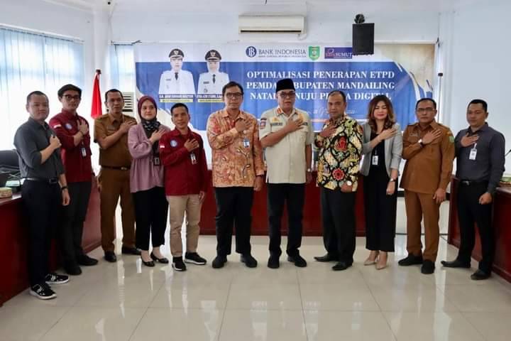 Bupati madina Dukung Implementasi ETPD Menuju Madina Digital
